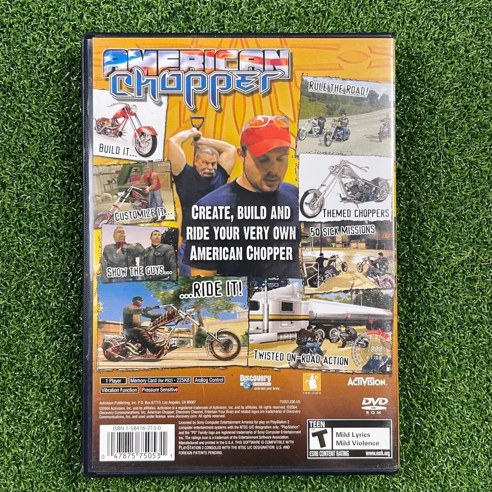 American Chopper (Sony PlayStation 2, 2004) PS2 Complete with Manual